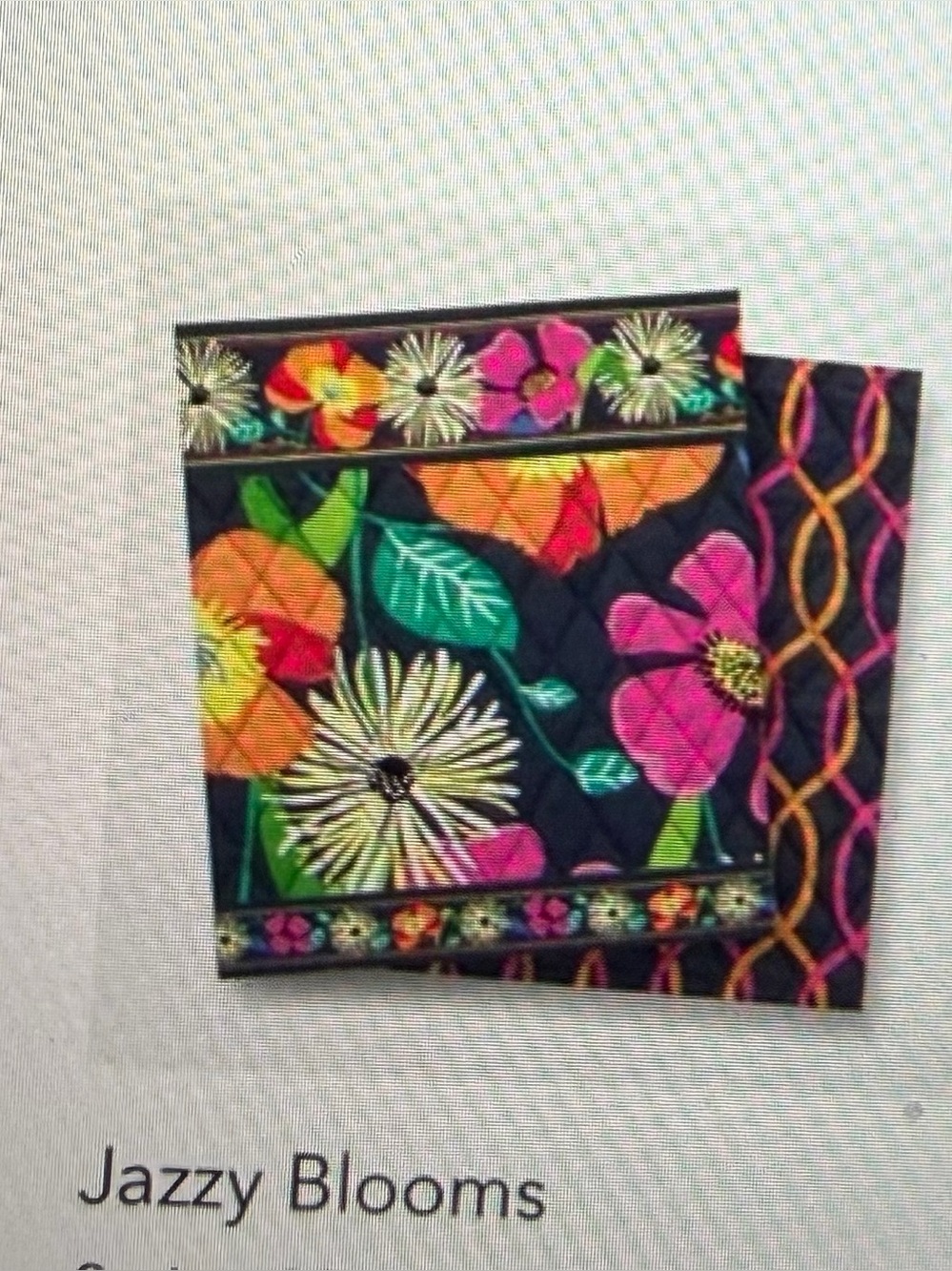 Vera Bradley Quilted Pouch Duo in Jazzy Blooms - Picture 3 of 3